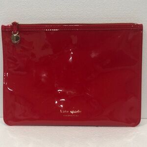 Kate Spade Red Cosmetic Bag